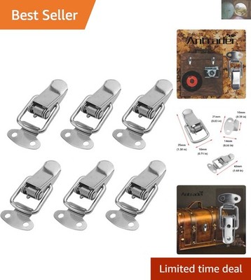 Reliable 6-Pack of Spring Loaded Toggle Latches for Tool Storage Solutions