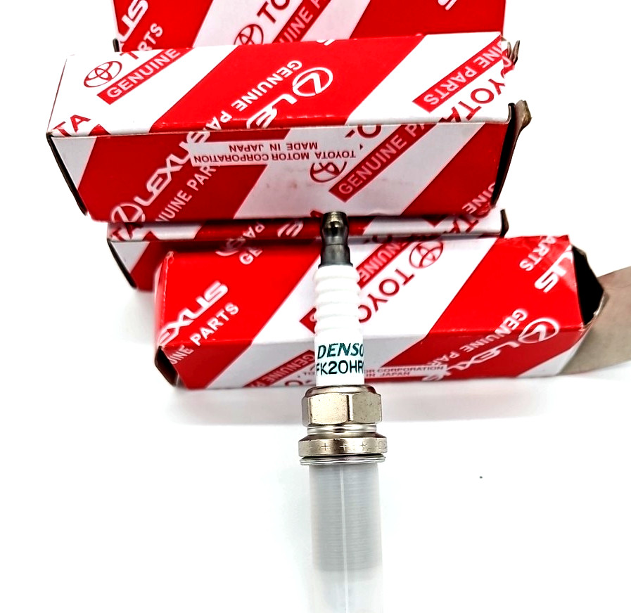 6PCS NEW OEM Denso FK20HR11 90919-01247 Spark Plugs For Toyota Lexus Replace