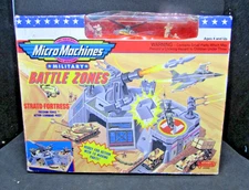 MICRO MACHINES MILITARY BATTLE ZONE STRATO FORTRESS - NEW SEALED #65550 GALOOB