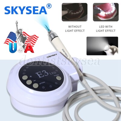 LED Dental Ultrasonic Piezo Scaler Handpiece Fit For EMS Cavitron Woodpecker US