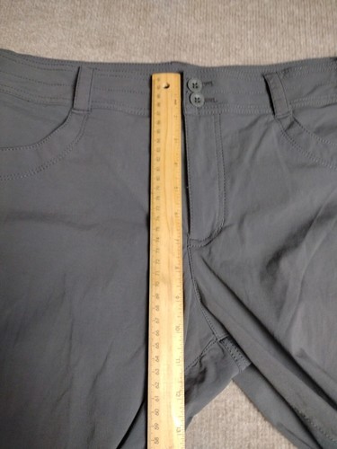 Eddie Bauer Damen grau Outdoor Wandern Nylon Capri Hose Jogginghose Größe 14 - Bild 15 von 17