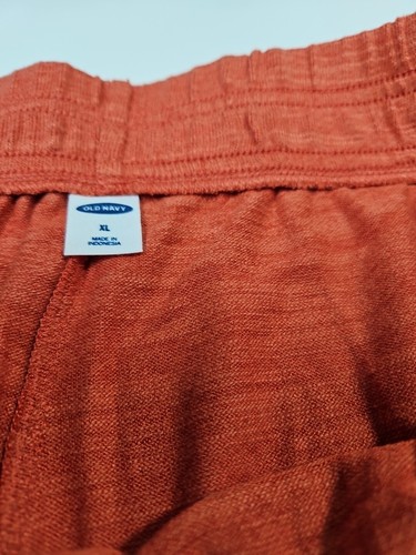 OLD NAVY Super Soft Lounge Shorts Pull On NWT Pockets Orange - Picture 3 of 7