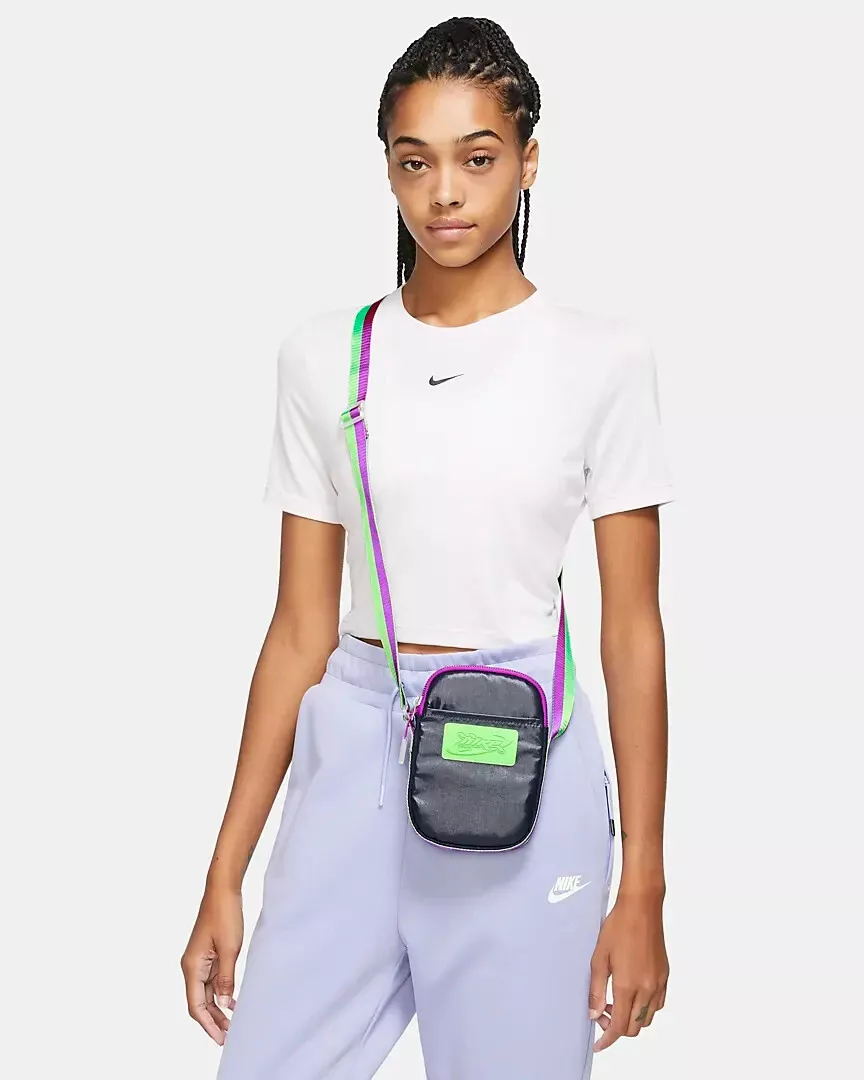 Nike Heritage Crossbody Bag (Small, 1L) Obsidian Green Strike DZ6294 451