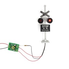 1 Feux de Signalisation à l'Intersection avec 4 LEDs et 1 Carte de Circuit 1:43