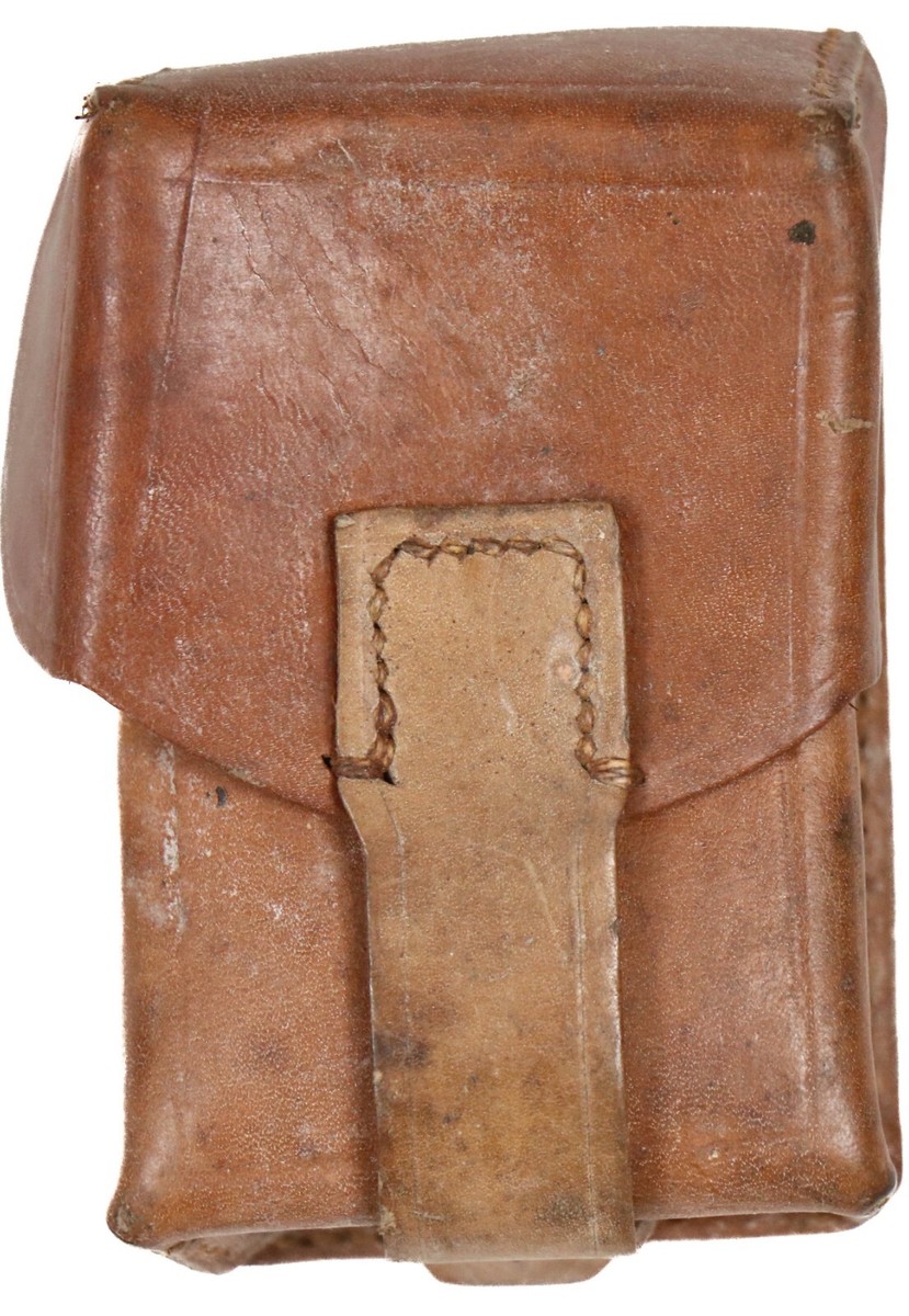 Serbian Yugoslavian Czech Army Brown Leather Ammo Pouch Mag Mauser