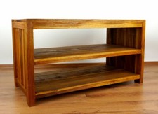 Teak Holz Sideboard, Lowboard, HiFi Tisch, Phono Möbel, Teakholz Möbel