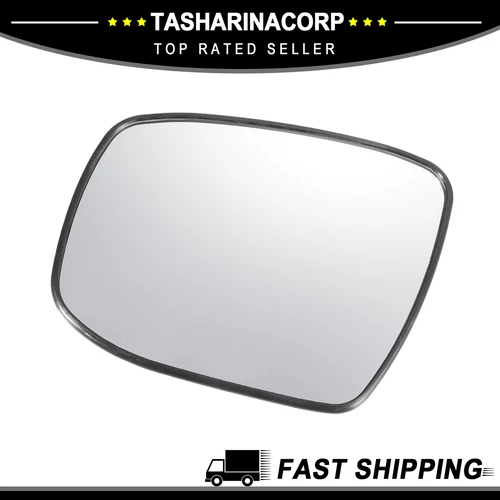 Piece of 1 Car Left Driver Side Mirror Glass w/ Back Non-heated for Honda Jazz