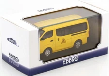 NISSAN NV350 CARAVAN VAN DX 2012 YELLOW SCHOOL BUS EBBRO 45597 1:43 RHD JAPAN