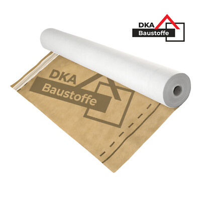 Unterspannbahn Schalungsbahn Dachbahn Dachunterspannbah mit 2 Klebekanten 135 GR