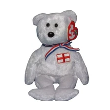 TY Beanie Baby - ENGLAND the Bear (England Exclusive) (8.5 inch) - MWMTs
