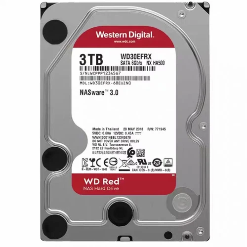 Compatible WD 3TB WD30EFRX 5400RPM SATA 3.5" Internal NASware HDD Hard Drive