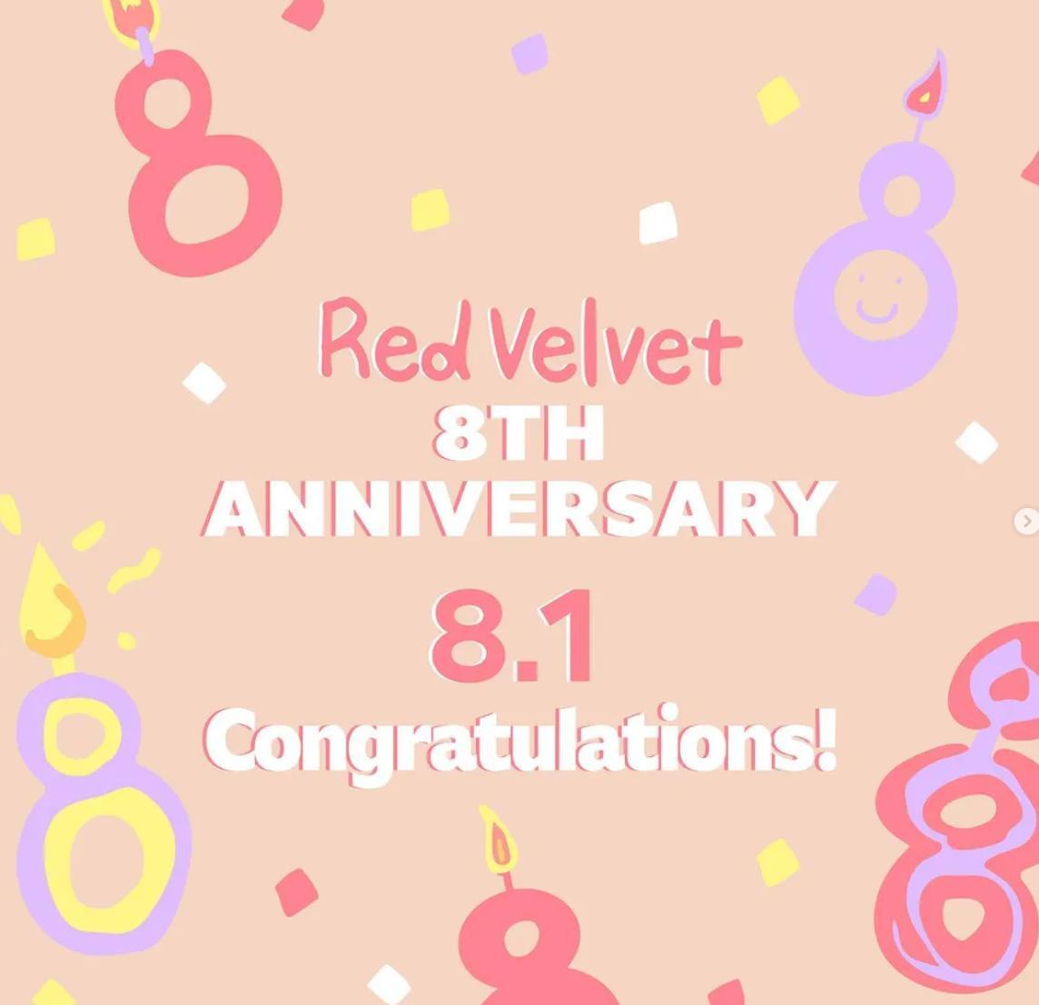 RED VELVET 8th Anniversary OFFICIAL MD GOODS Necklace Set +