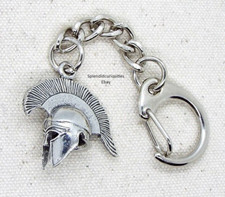 Greek Corinthian Warrior Helmet Keyring (Ancient Spartan Greece Athens)
