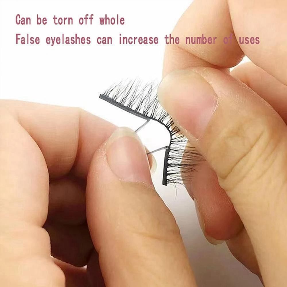 Hypoallergenic Gluefree False Eyelashes Strip Eye Makeup Tools Self