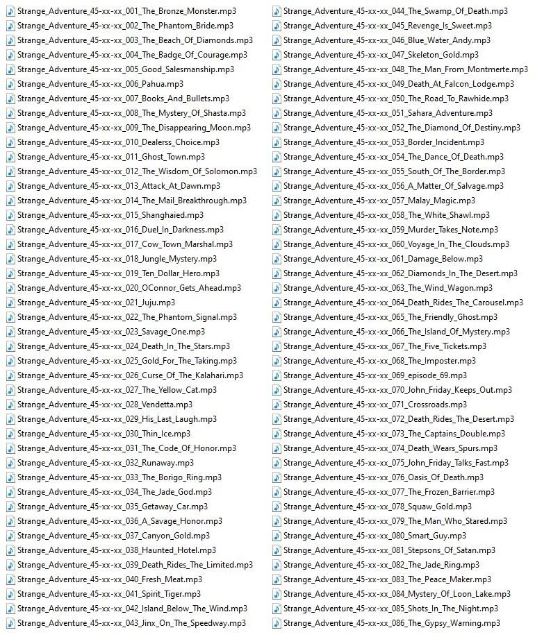 STRANGE ADVENTURE 160 Classic Oldtime Radio Shows MP3 OTR On USB Flash Drive - Image 3 of 4