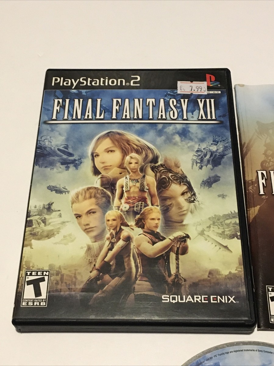Final Fantasy XII (Sony Playstation 2, 2006) PS2 Black Label