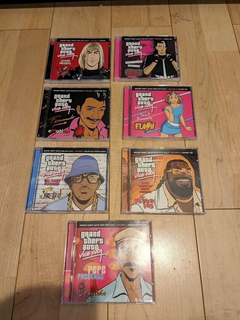 Excellent Grand Theft Auto Vice City Official Soundtrack Box Excellent Grand Theft Auto Vice City Official Soundtrack Box