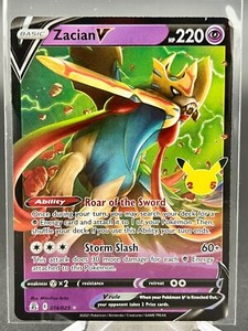 x1 Zacian V - 016/025 - Ultra Rare Pokemon Celebrations NM