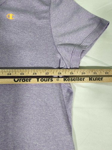 Champion Powertrain Adulto Large L Viola Sportivo Manica Corta Logo Donna - Foto 7 di 10