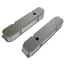 Pair Cast Aluminum Polished 383 440 For Mopar Big Block Valve Covers Dodge Indy