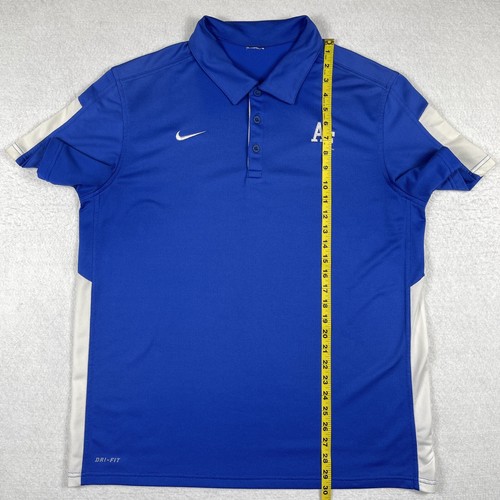 Air Force Polo Shirt Mens Large Blue Nike Falcons Military Football Golf Casual - Picture 10 of 12