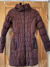 Vero Moda Wine/burgandy Quilted/padded Coat Size Xs