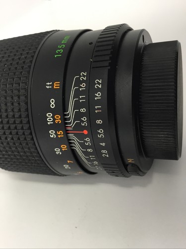 Auto Chinon 135mm F2.8 M42 Mount Camera Lens rear cap 539066 & Vivitar 55mm - 第 4/11 張圖片