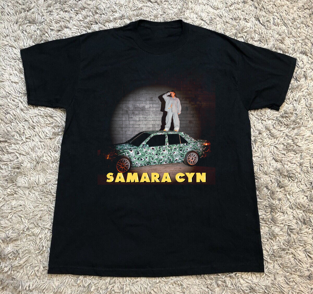 NEW Samara Cyn Black Cotton All size S-5XL Gift For Fans T-shirt