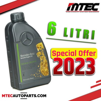Mercedes Engine Oil 100% Synthetic 5W30 C4 6 Liters