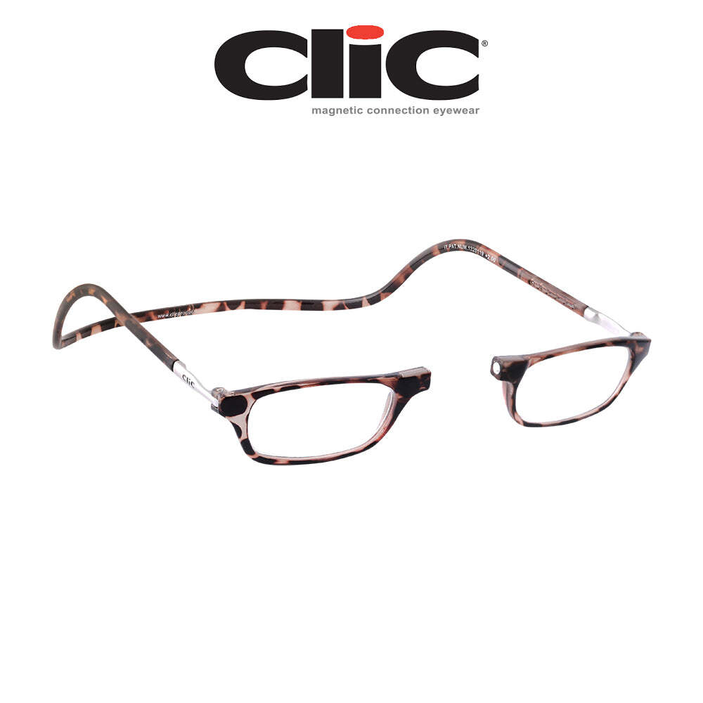Magnetic Reading Glasses Clic Classic Tortoise Hoya Lens 100% Authentic