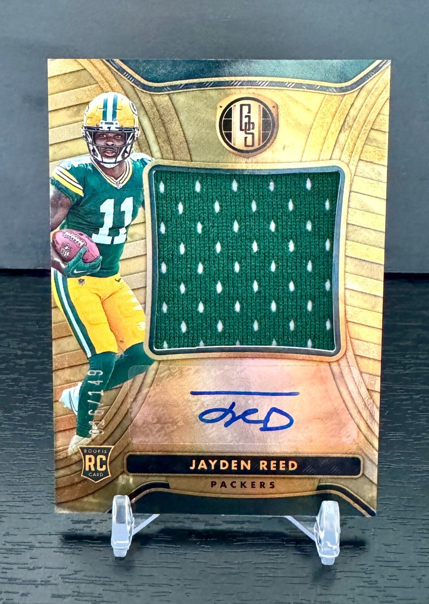 Jayden Reed Rpa Gold Standard /149 Panini Auto Packers | eBay