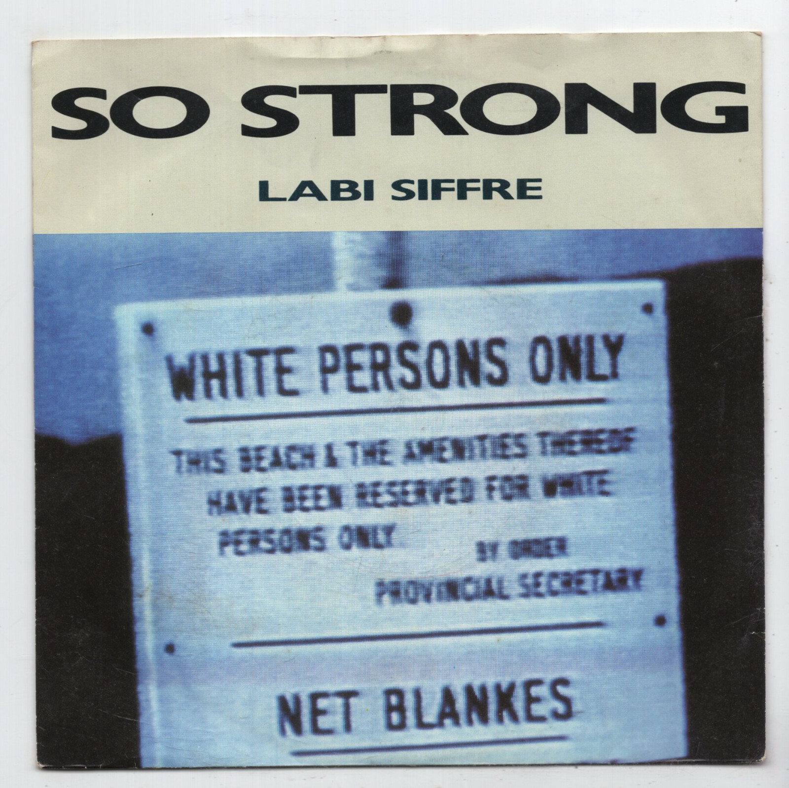(M472) Labi Siffre, So Strong - 1987 - 7"" vinyl
