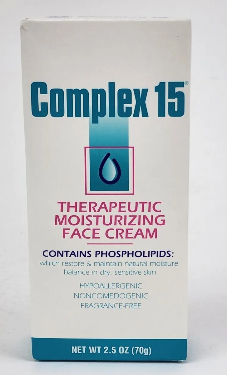 Complex 15 Therapeutic Moisturizing Face Cream 2.5 oz Sealed Box