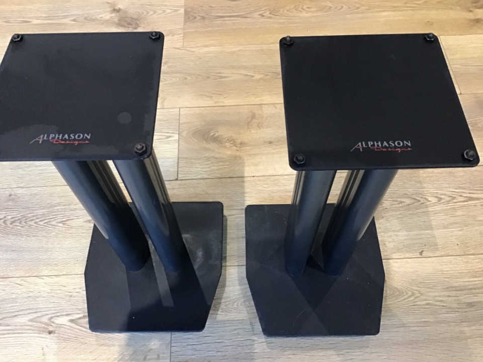 Alphason speaker stands double leg stands for large speakers, matt