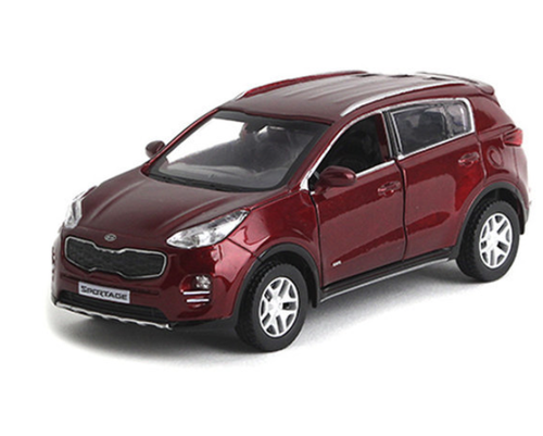 Voiture Miniature Kia K7 1:38 Welly, ABS, Roues Arrière à Friction - Jouet Garçon
