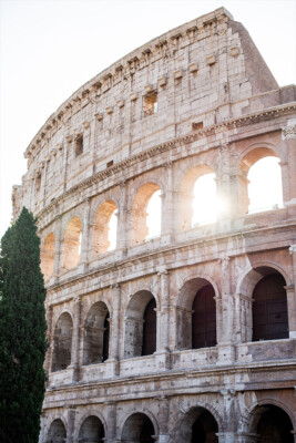 Rome Ancient Amphitheater Art Wall Decor - POSTER 20x30
