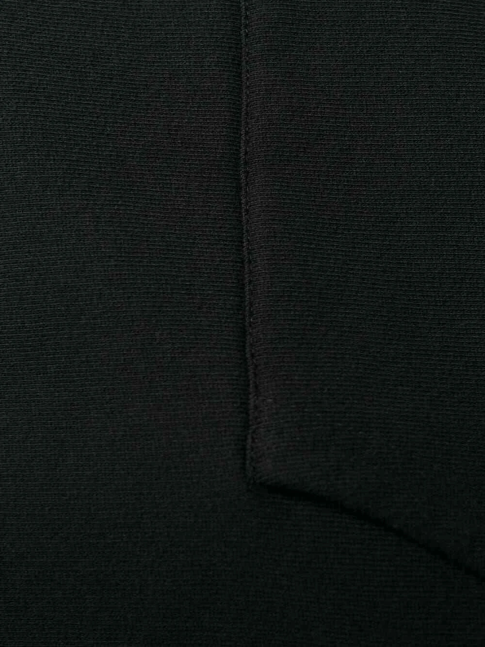 Felpa con cappuccio Balenciaga con schienale lucido tirata nero rosa logo stampato pile spazzolato uomo