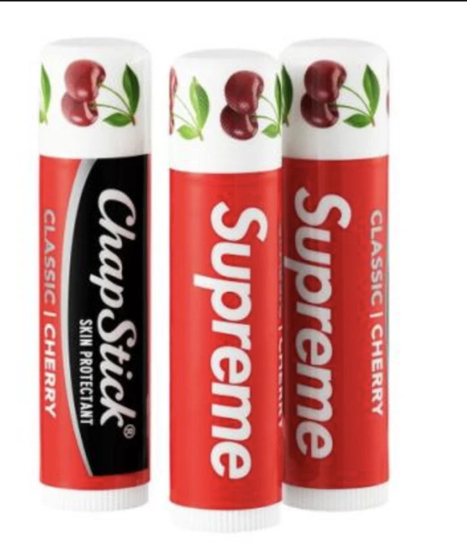 Taille OS   Supreme ChapStick rouge (lot de 3) CUSTOM1687 