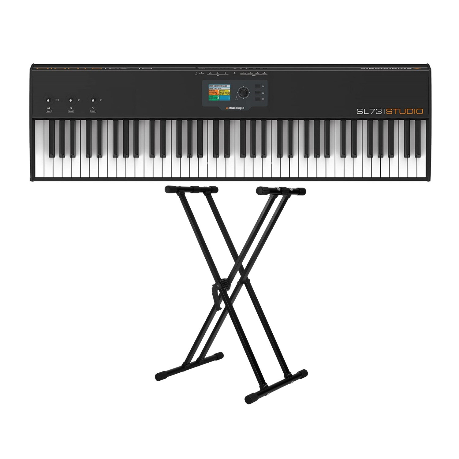 Комплект Studiologic SL73 Studio Keyboard Controller с подставкой для клавиатуры и педалью