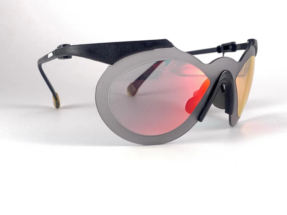 稀有完好老式阿尔皮纳专业体育硬涂层镜片太阳镜1990年代德国 — 第 2/4 张图片