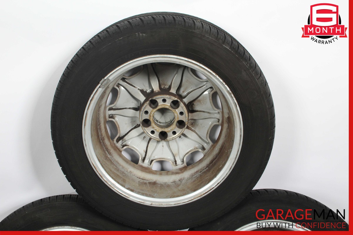 1995-1999 Mercedes W210 E320 E430 Complete Wheel Tire Rim Set of 4
