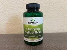 Swanson Stinging Nettle Root Capsules, 500 mg, 100 Count - NEW, SEALED