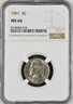 1961 5C Jefferson Nickel NGC MS66 6158068-018 Philadelphia Jefferson