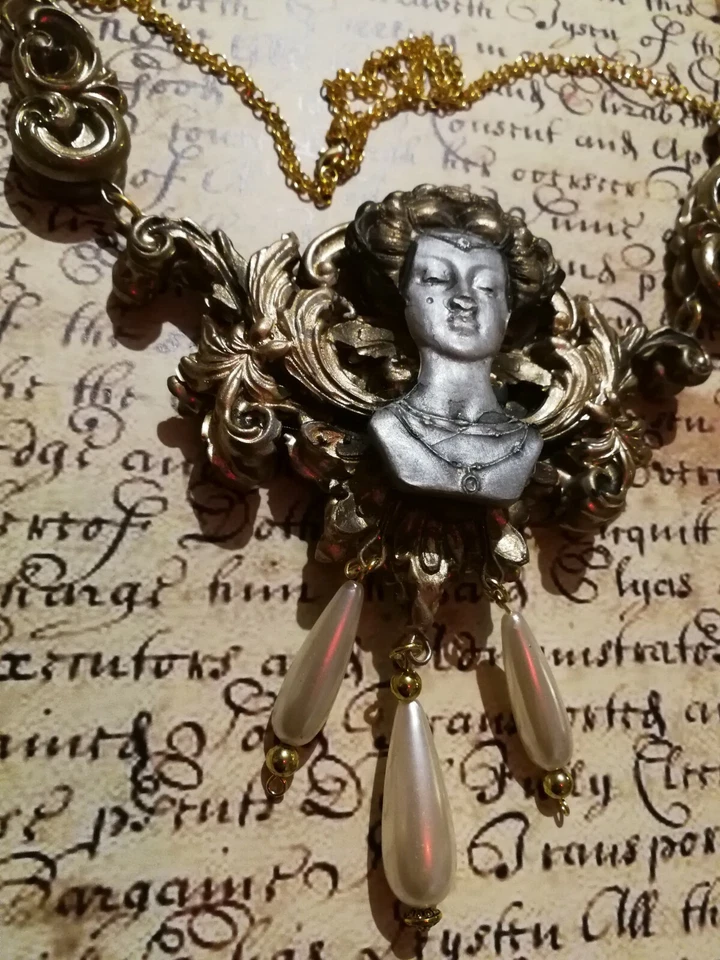 joyería de lujo diamante simulado oro plata piedras preciosas collar mujer regalo Foto 4 de 4