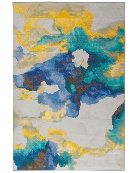 Teppich Rechteckig Bunt Modern 160X230 Cm Kurzflor Designteppich Ceyhan-image
