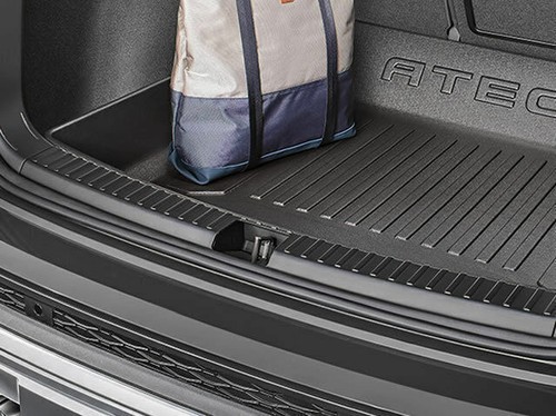 Ladekantenschutz Seat Ateca (KH7) Edelstahl Gebürstet