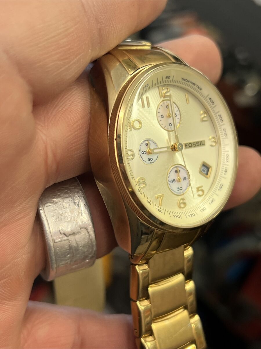 Fossil FS-4402 Women's Gold Stainless Steel Quartz Analog Fossil FS-4402 Women's Gold Stainless Steel Quartz Analog