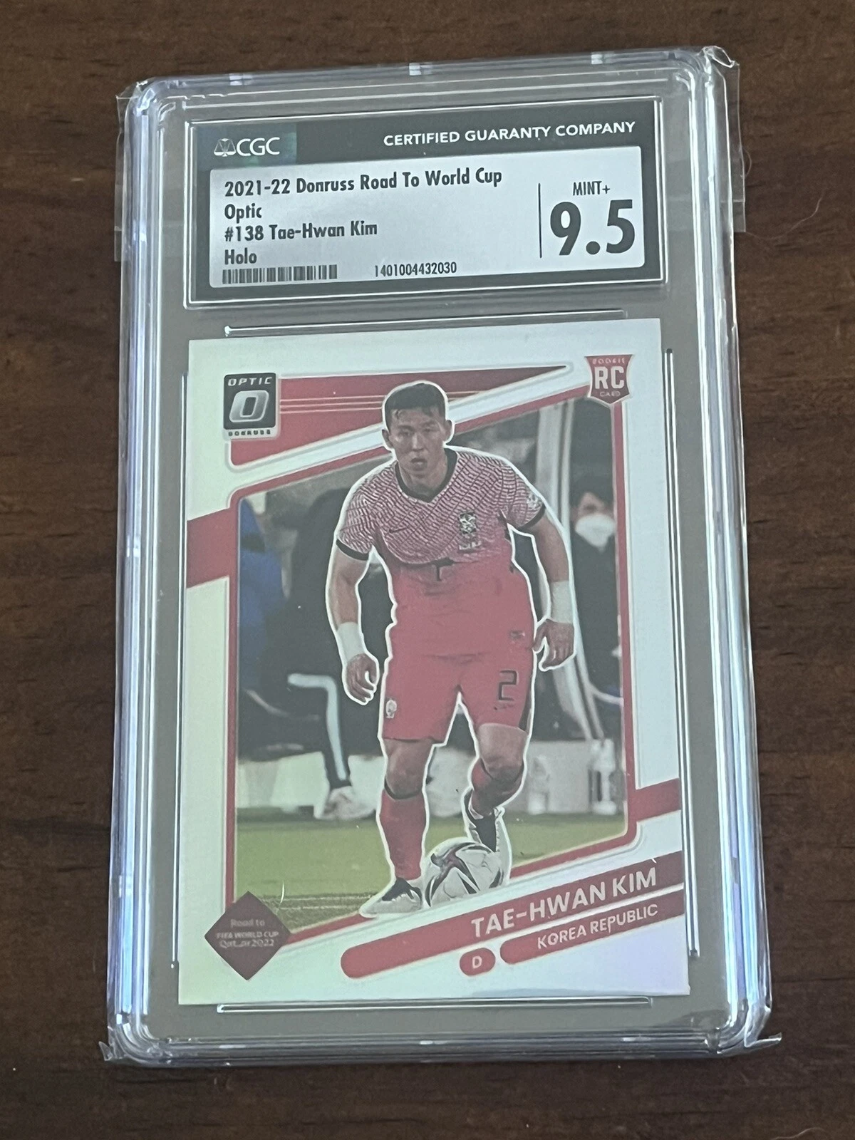 2021 Panini Donruss Road To World Cup - Tae-hwan Kim Optic HOLO