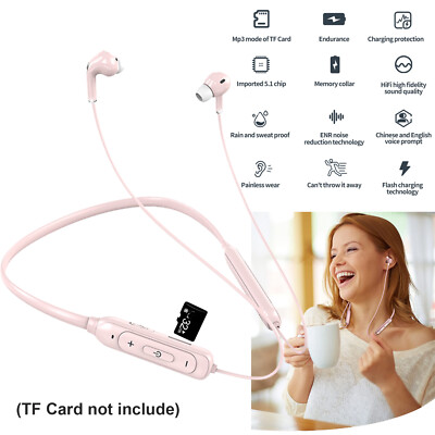 Bluetooth Headset Wireless Stereo Earphone Sport Gym