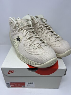 Nike Air Penny 2 x Stussy Fossil Size 12 New Ready To Ship